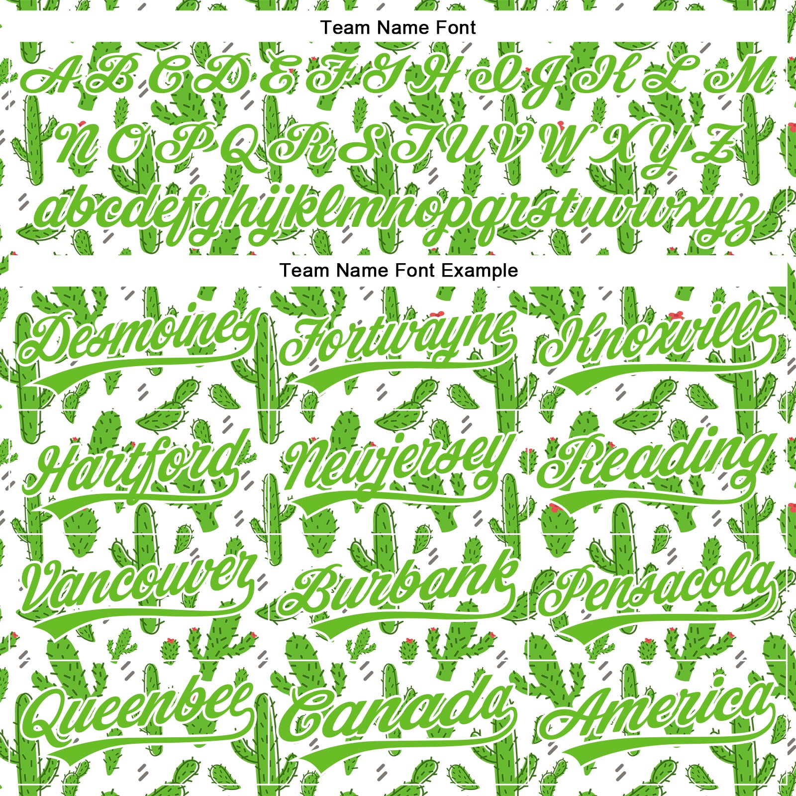 Custom White Aurora Green 3D Pattern Design Cactus Festival Authentic Baseball Jersey