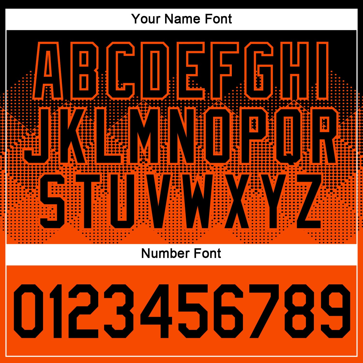 Custom Black Orange 3D Pattern Design Gradient Square Shapes Performance T-Shirt