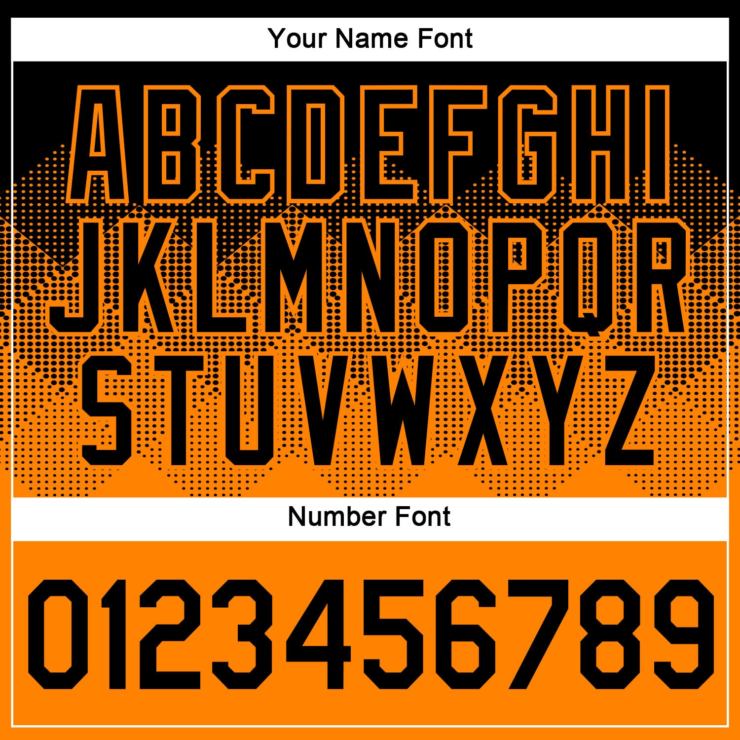 Custom Black Bay Orange 3D Pattern Design Gradient Square Shapes Performance T-Shirt