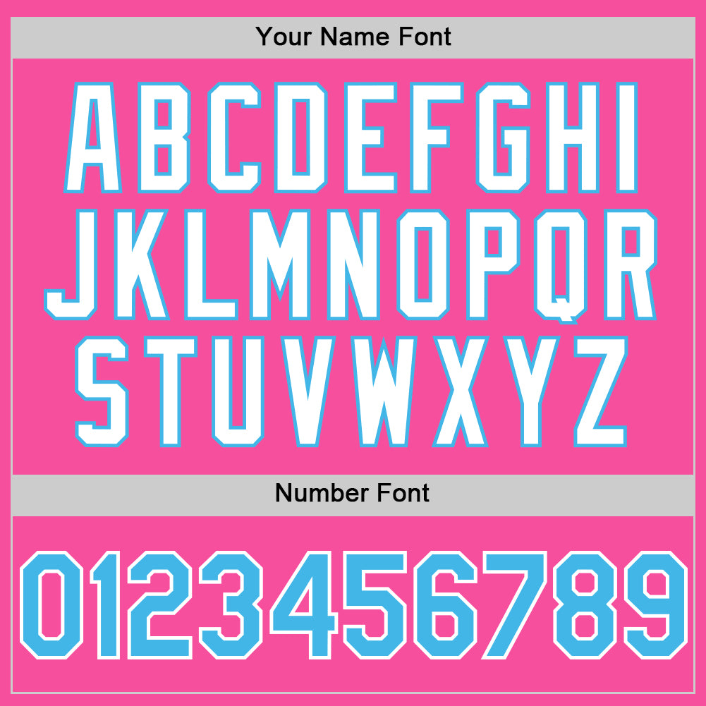 Custom Pink Sky Blue-White 3D Pattern Design Gradient Style Twinkle Star Authentic Baseball Jersey