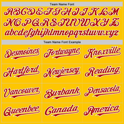 Custom Yellow Red-White 3D Pattern Design Gradient Style Twinkle Star Authentic Baseball Jersey