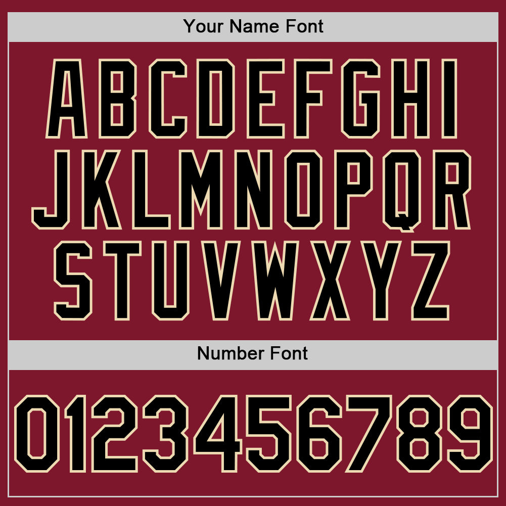 Custom Crimson Black-Cream 3D Pattern Design Gradient Style Twinkle Star Authentic Baseball Jersey