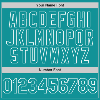 Custom White Teal 3D Pattern Design Gradient Style Twinkle Star Authentic Baseball Jersey