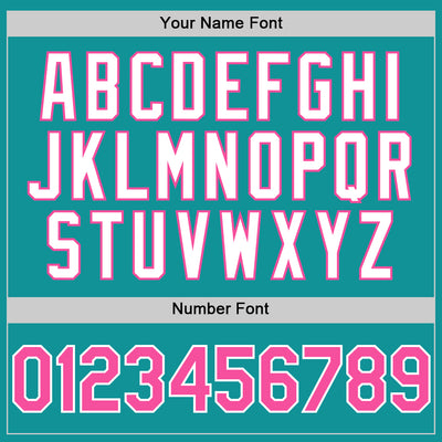 Custom Teal Pink-White 3D Pattern Design Gradient Style Twinkle Star Authentic Baseball Jersey