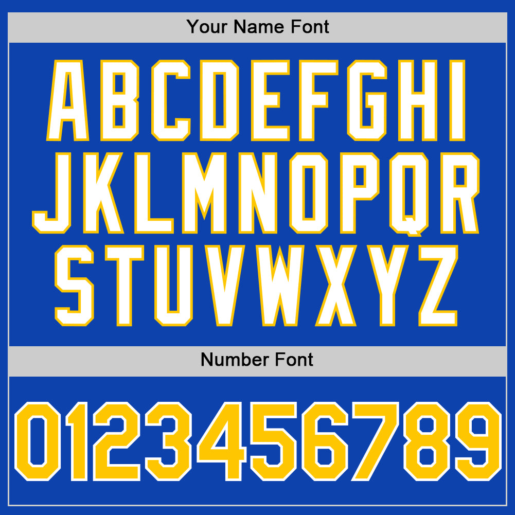 Custom Thunder Blue Yellow-White 3D Pattern Design Gradient Style Twinkle Star Authentic Baseball Jersey