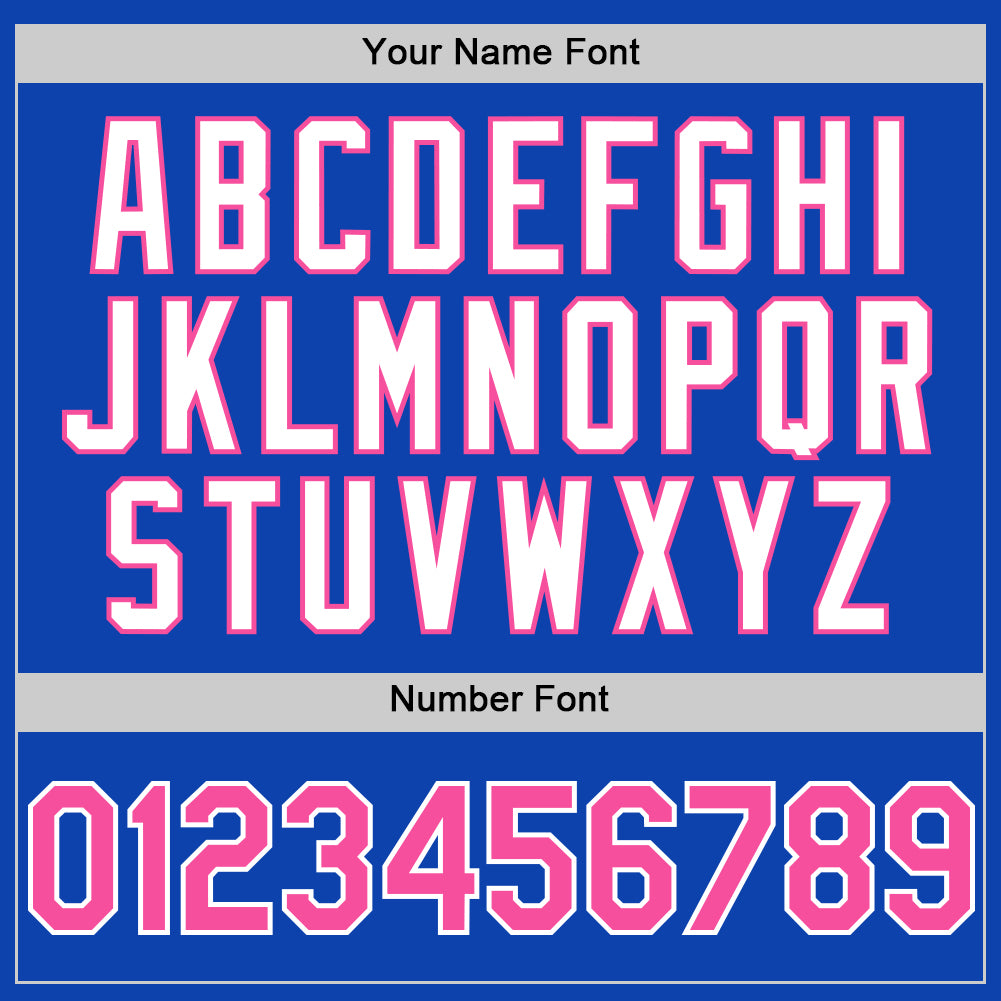 Custom Thunder Blue Pink-White 3D Pattern Design Gradient Style Twinkle Star Authentic Baseball Jersey