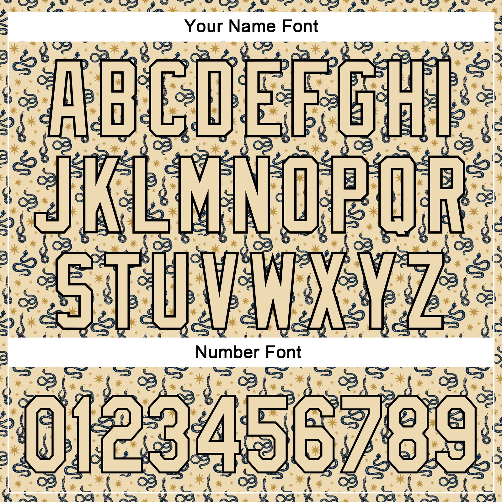 Custom Cream Black 3D Pattern Design Animal Snake Authentic Baseball Jersey