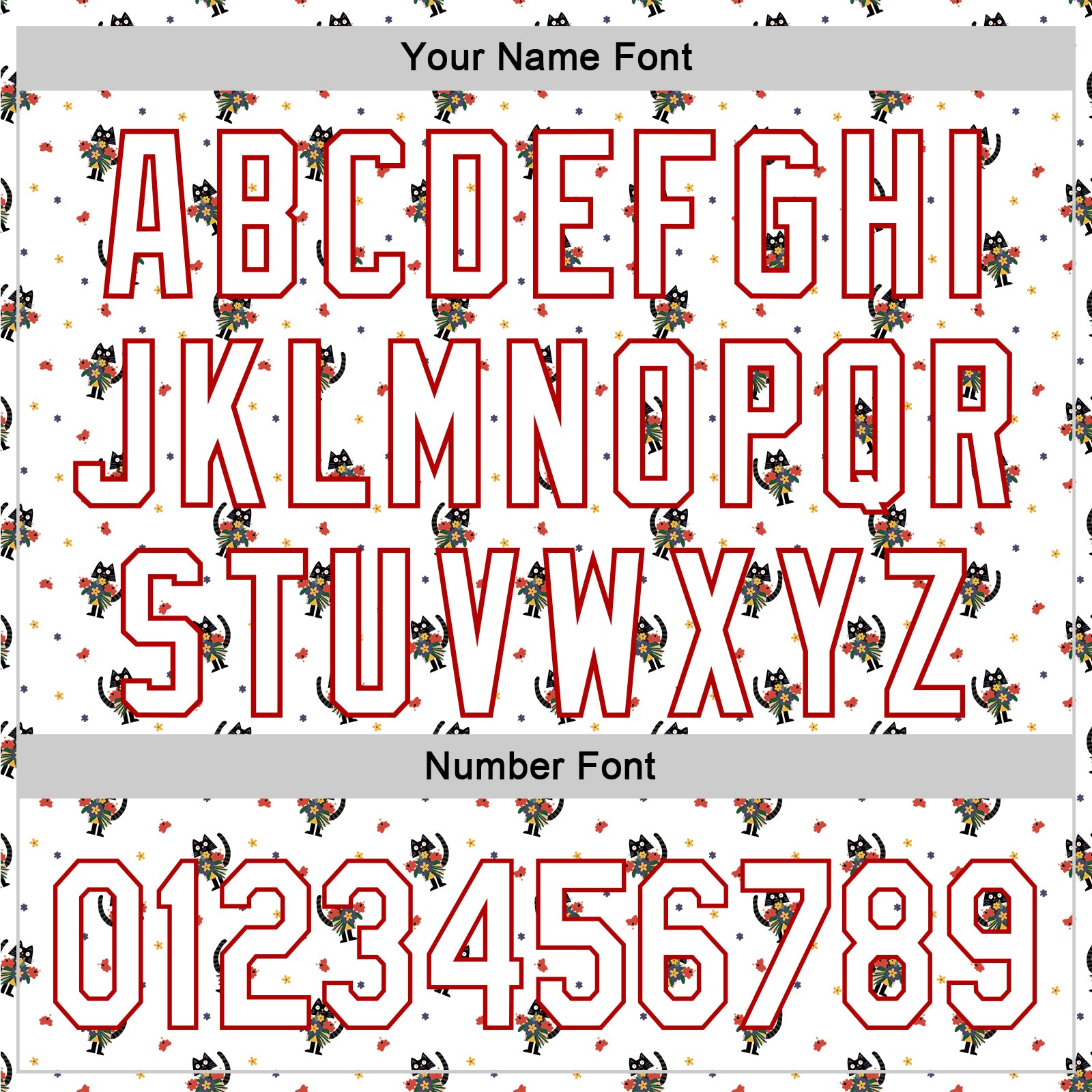 Custom White Red 3D Pattern Design Animal Cat Authentic Baseball Jersey