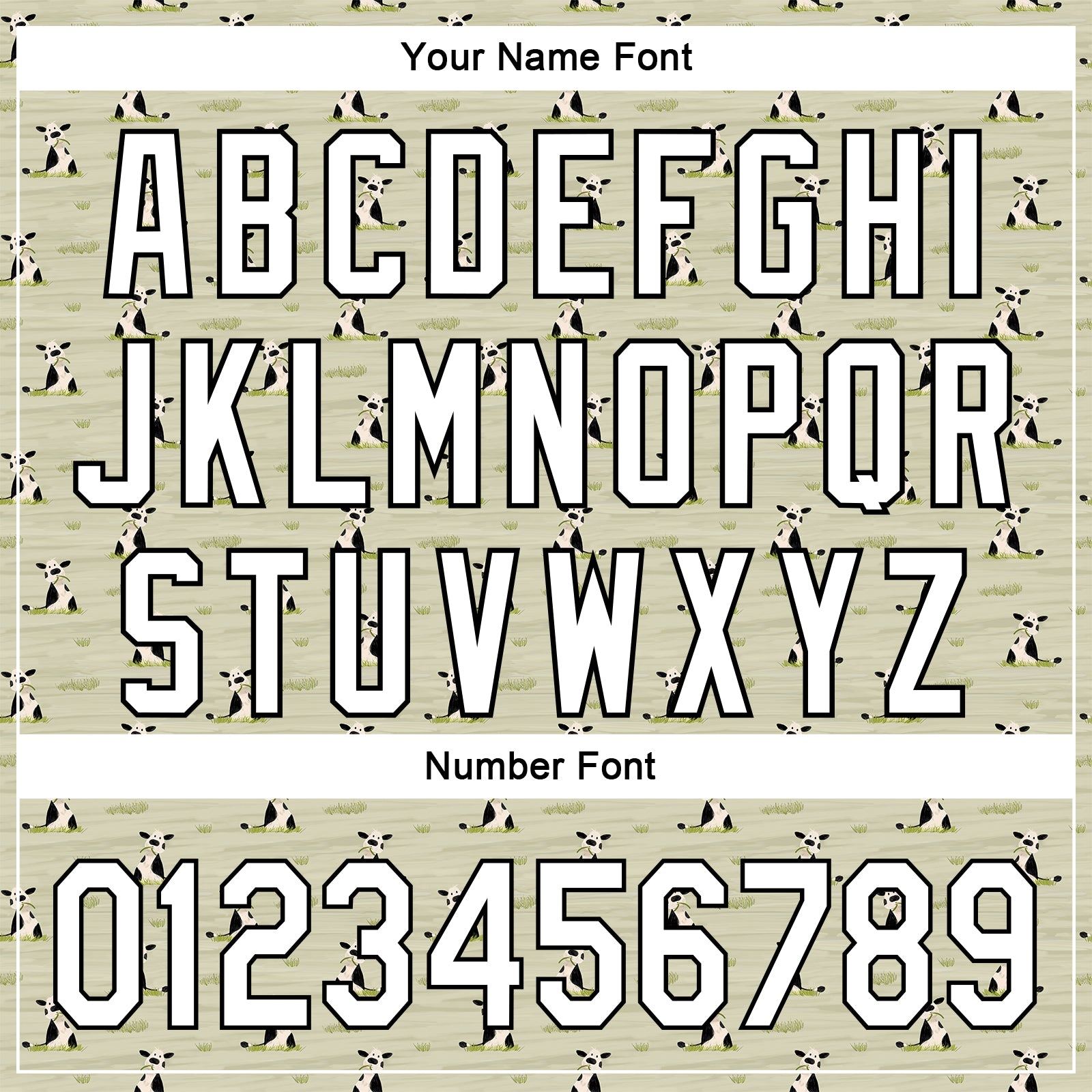 Custom Green White-Black 3D Pattern Design Animal Cow Authentic Baseball Jersey