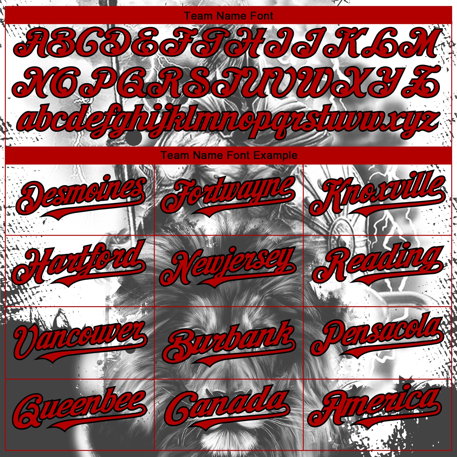 Custom White Red-Black 3D Pattern Design Animal Lion Authentic Baseball Jersey