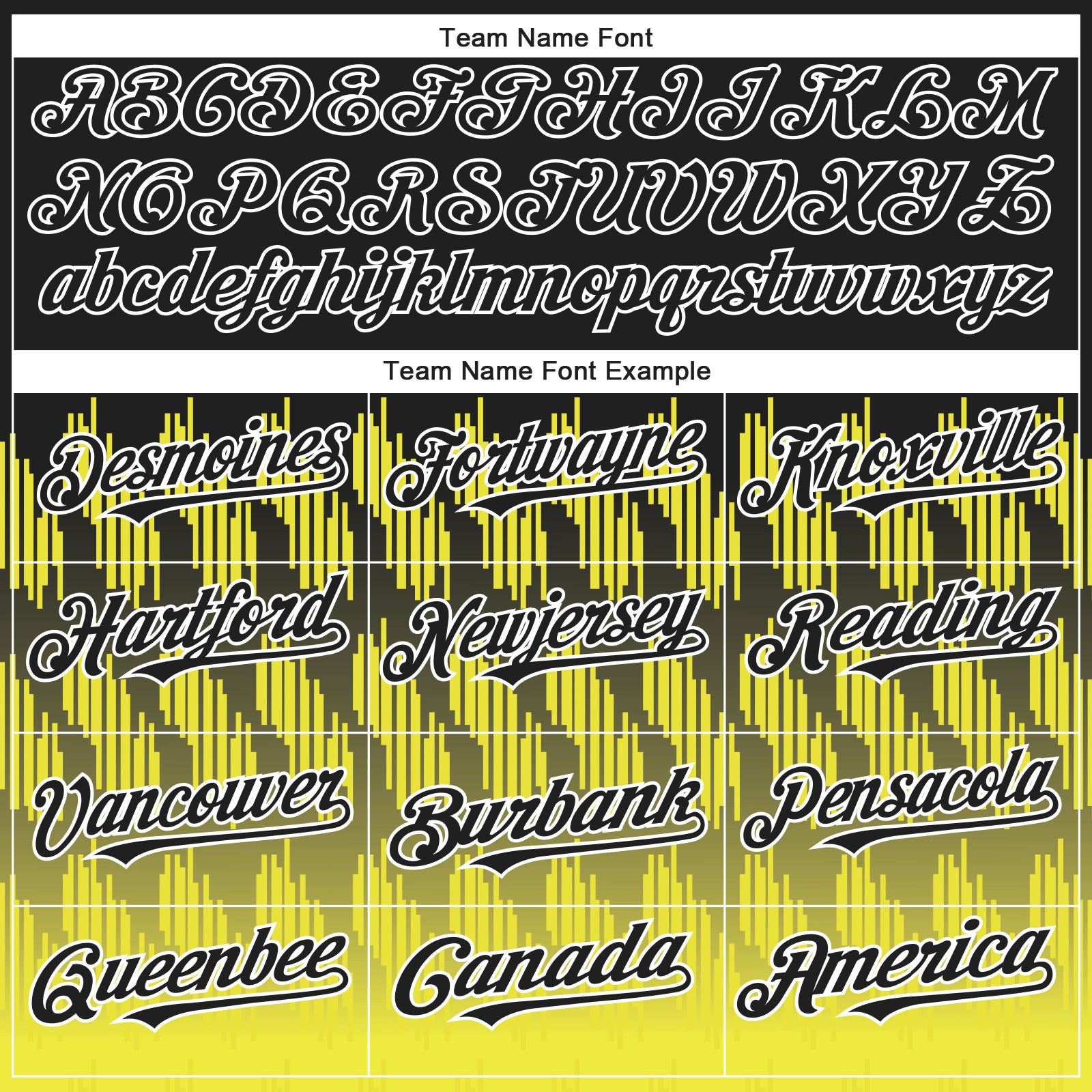 Custom Black Light Yellow-White 3D Pattern Design Lines Authentic Baseball Jersey