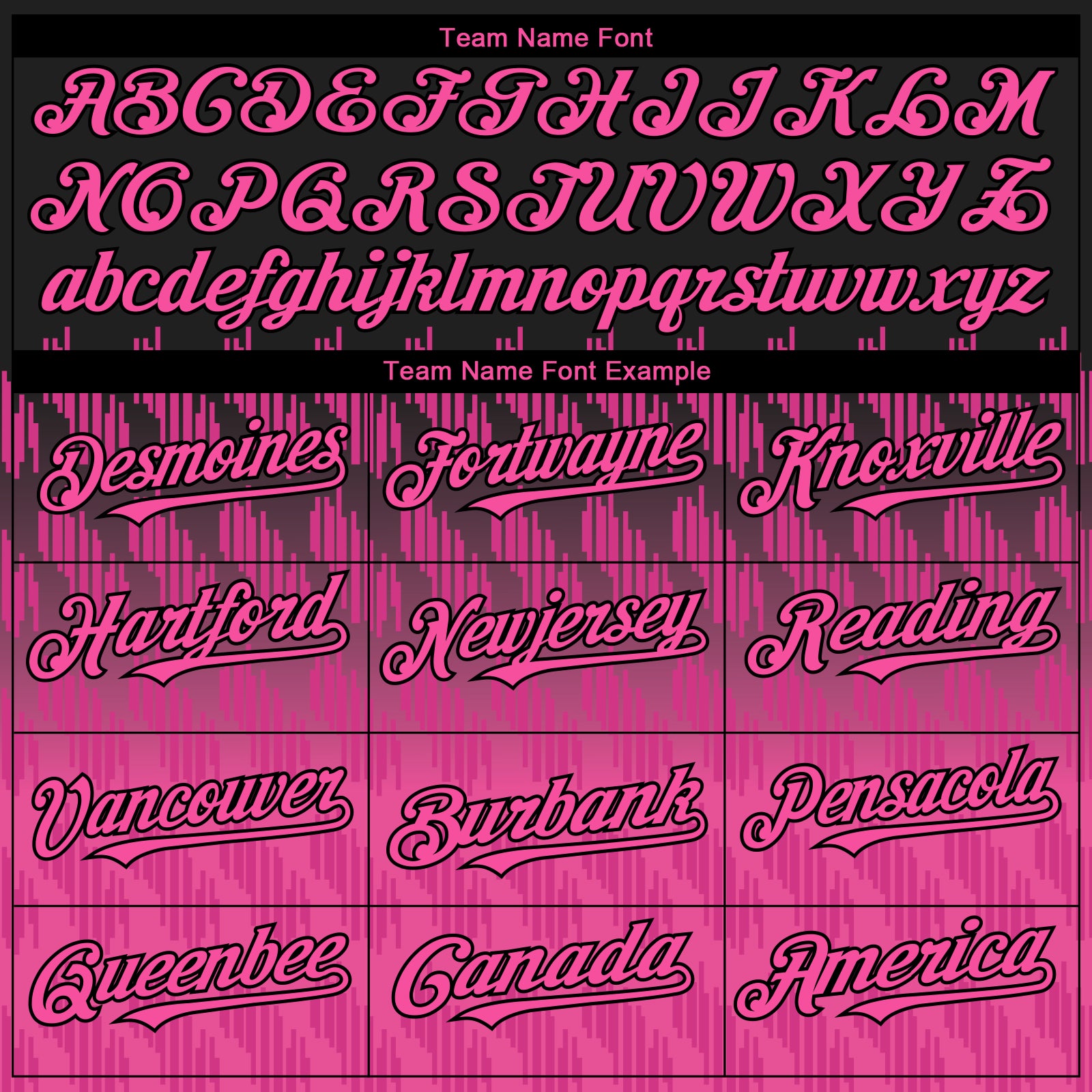 Custom Black Pink-White 3D Pattern Design Lines Authentic Baseball Jersey