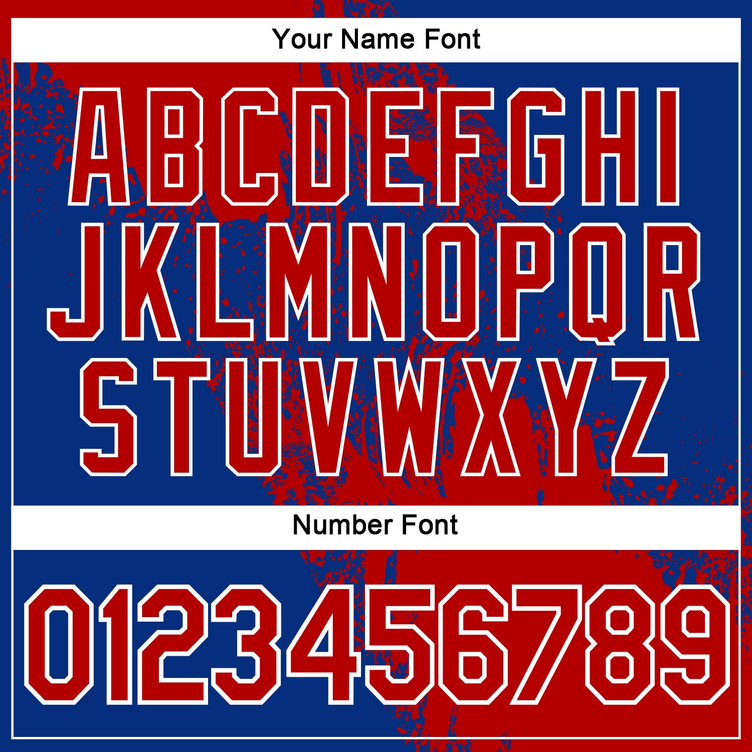 Custom Red Royal-White 3D Pattern Design Abstract Brush Stroke Performance T-Shirt