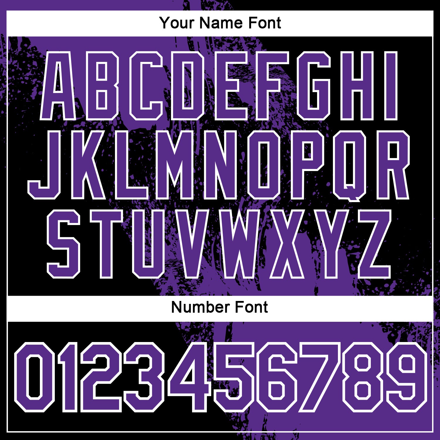 Custom Purple Black-White 3D Pattern Design Abstract Brush Stroke Performance T-Shirt