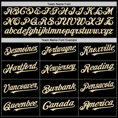 Custom Black Cream-Purple 3D Pattern Design Geometric Shapes Authentic Baseball Jersey