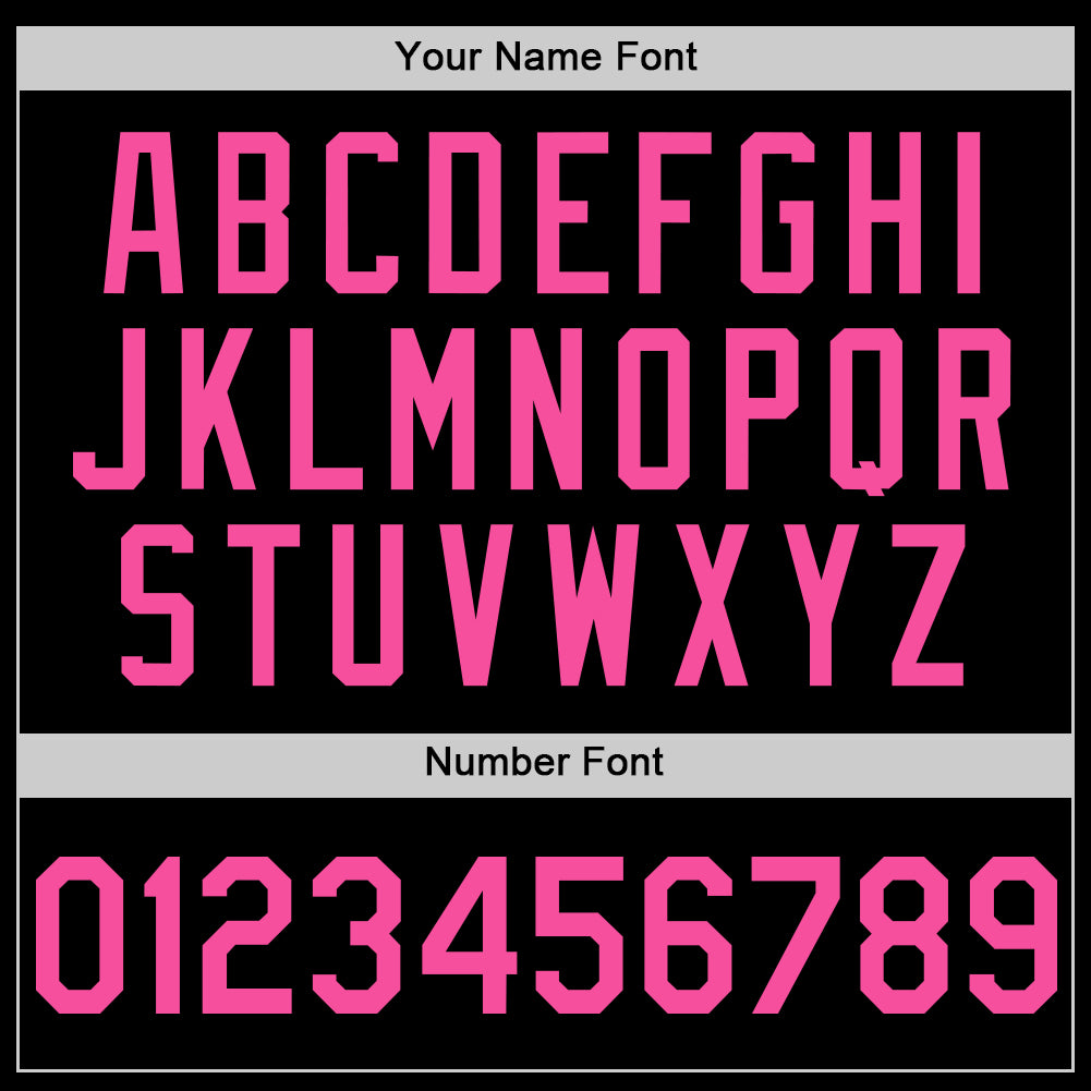 Custom Black Pink-Kelly Green 3D Pattern Design Geometric Shapes Authentic Baseball Jersey