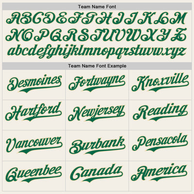 Custom Cream Kelly Green-Red 3D Pattern Design Confetti Authentic Baseball Jersey