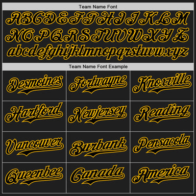 Custom Black Gold 3D Pattern Design Confetti Authentic Baseball Jersey