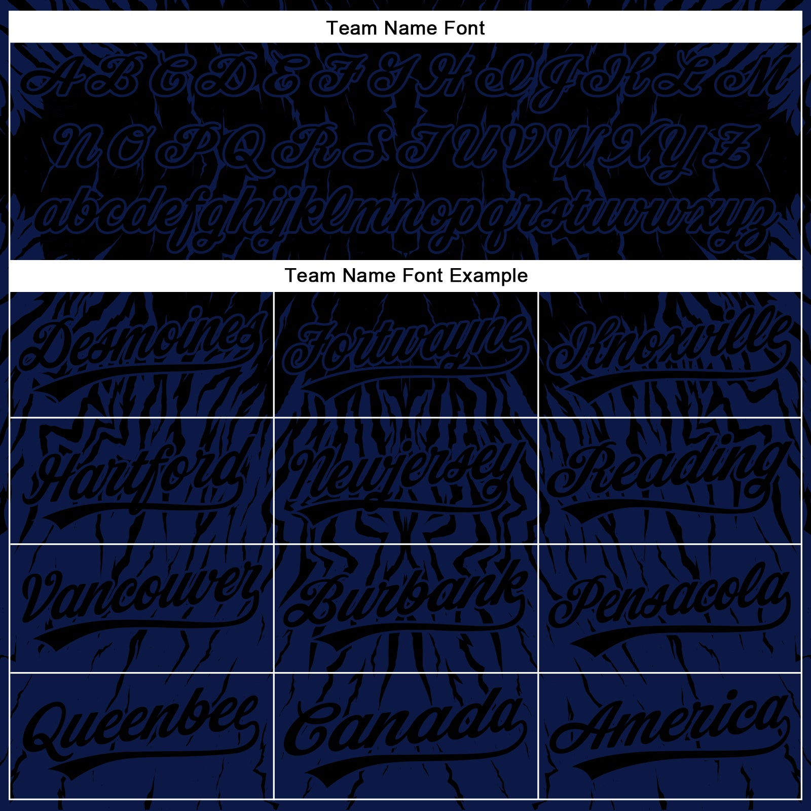 Custom Black Navy 3D Pattern Design Abstract Wave Authentic Baseball Jersey