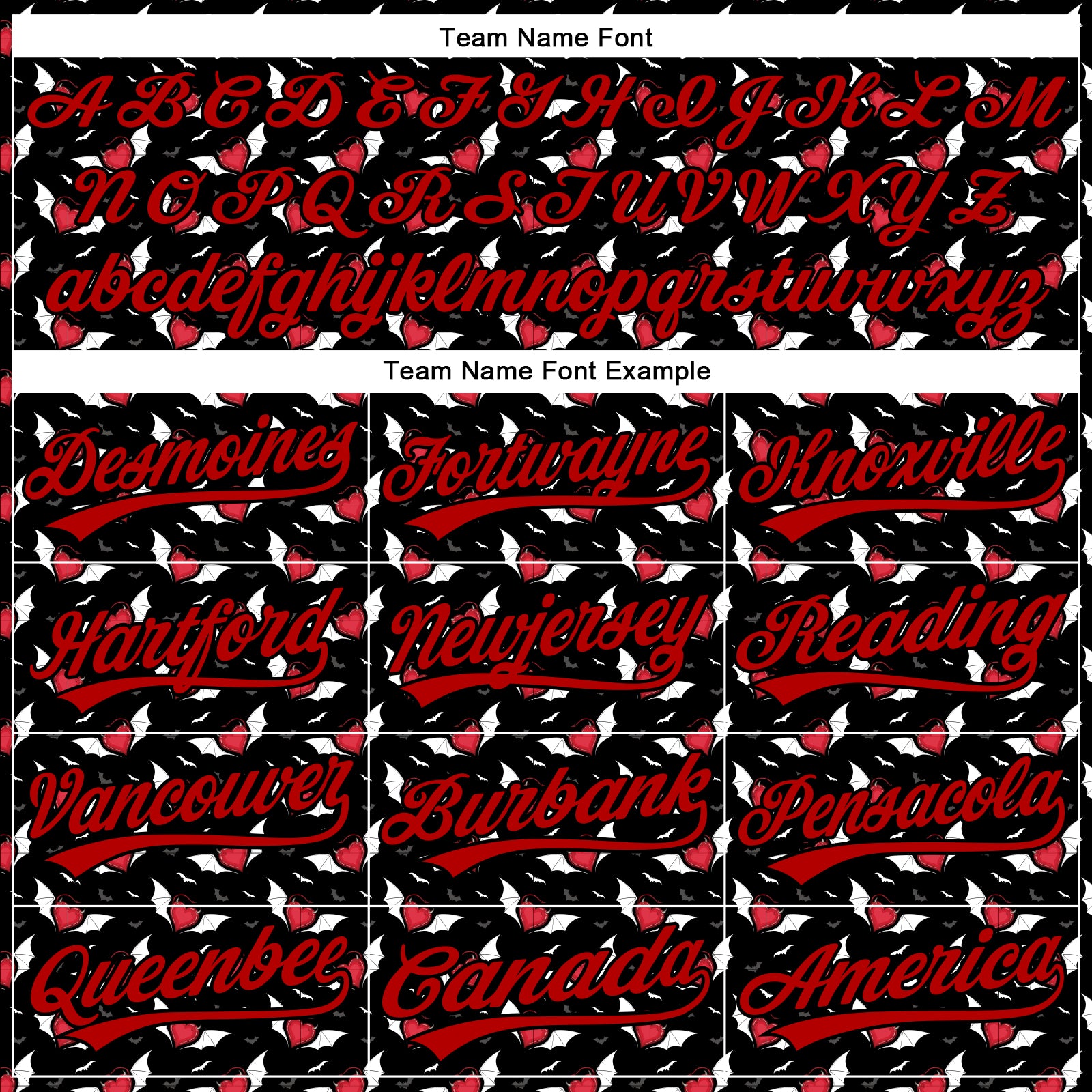 Custom Black Red 3D Pattern Design Gothic Style Devil Heart Authentic Baseball Jersey