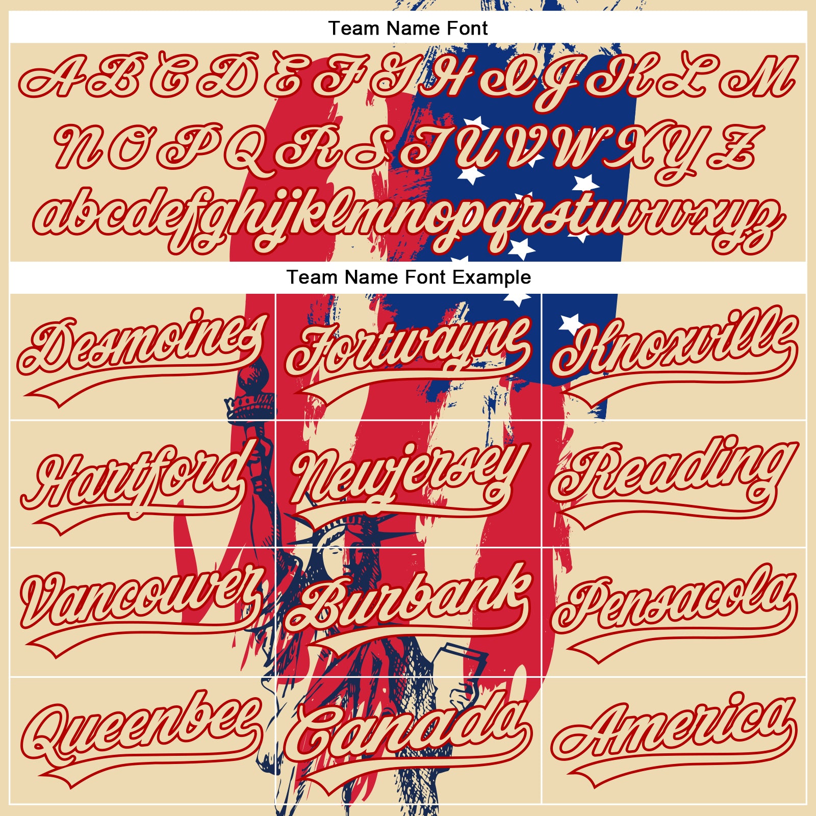 Custom Cream Red-Royal 3D Pattern Design American Spirit American Eagle And Stars Authentic Baseball Jersey