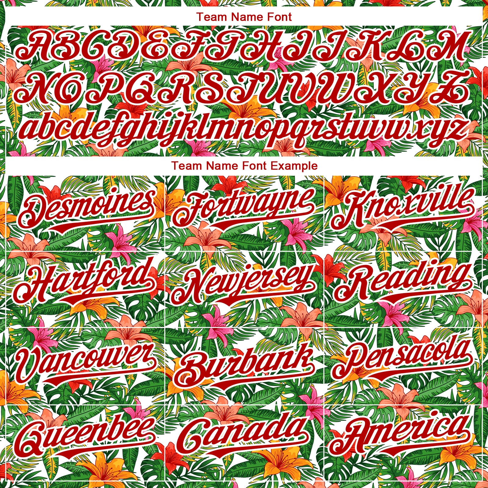 Custom White Red 3D Pattern Design Tropical Flower Authentic Baseball Jersey