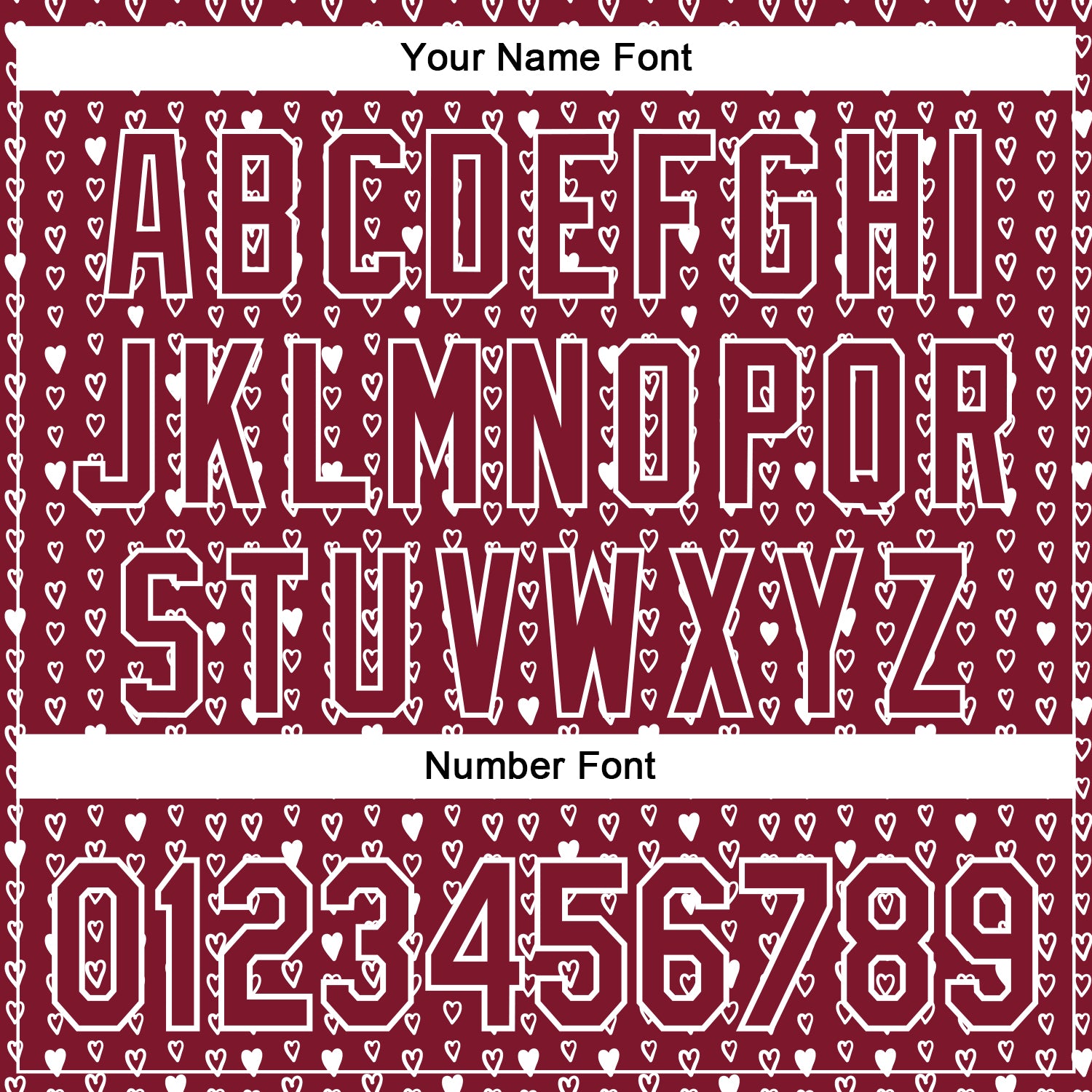 Custom Crimson White 3D Pattern Design Hearts Authentic Baseball Jersey