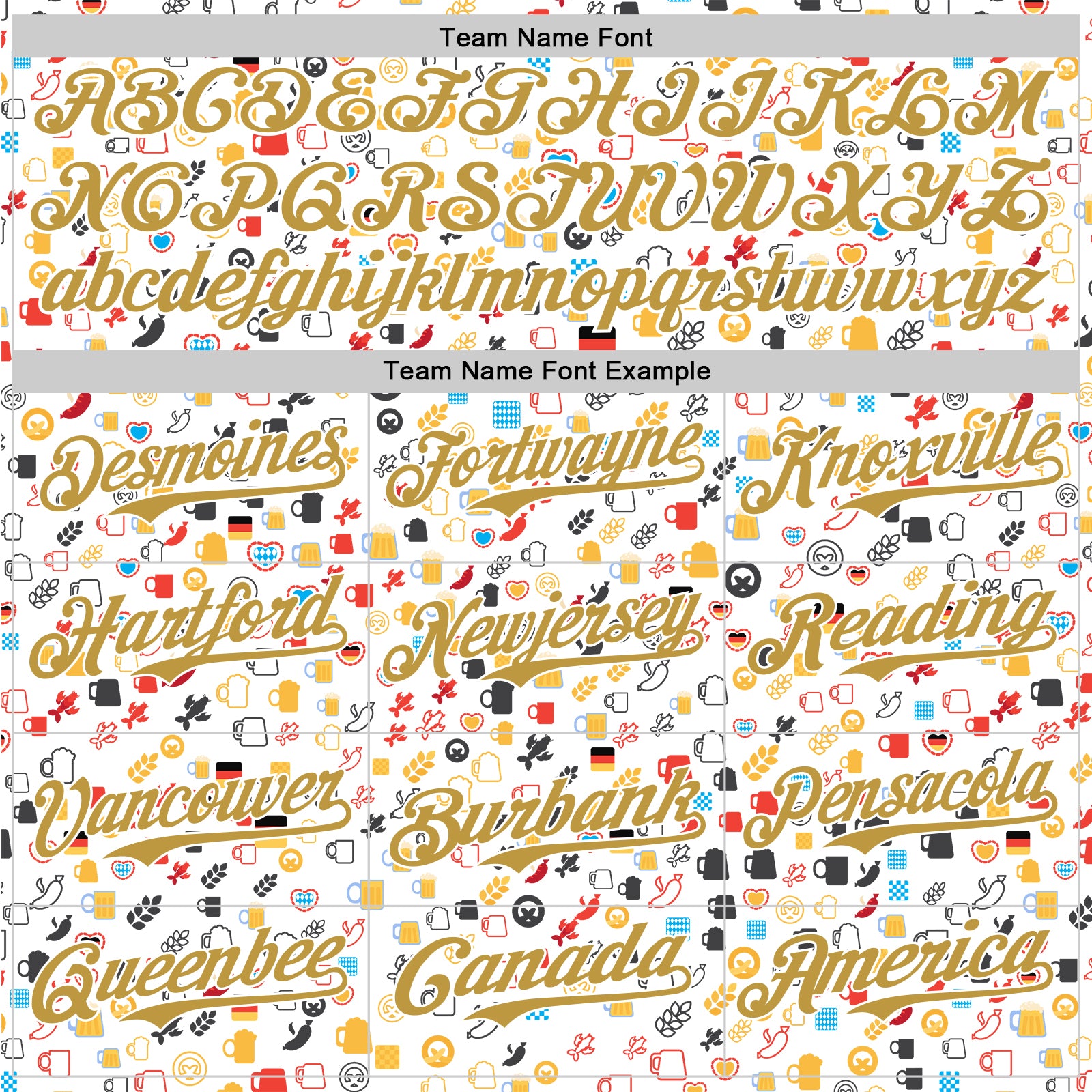 Custom White Old Gold 3D Pattern Design Beer Festival Authentic Baseball Jersey