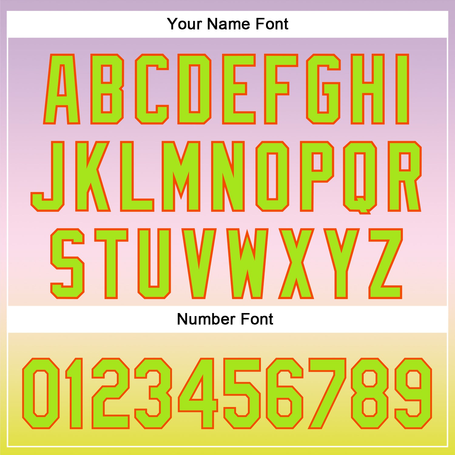 Custom Light Purple Neon Green Light Pink-Orange 3D Halloween Authentic Fade Baseball Jersey