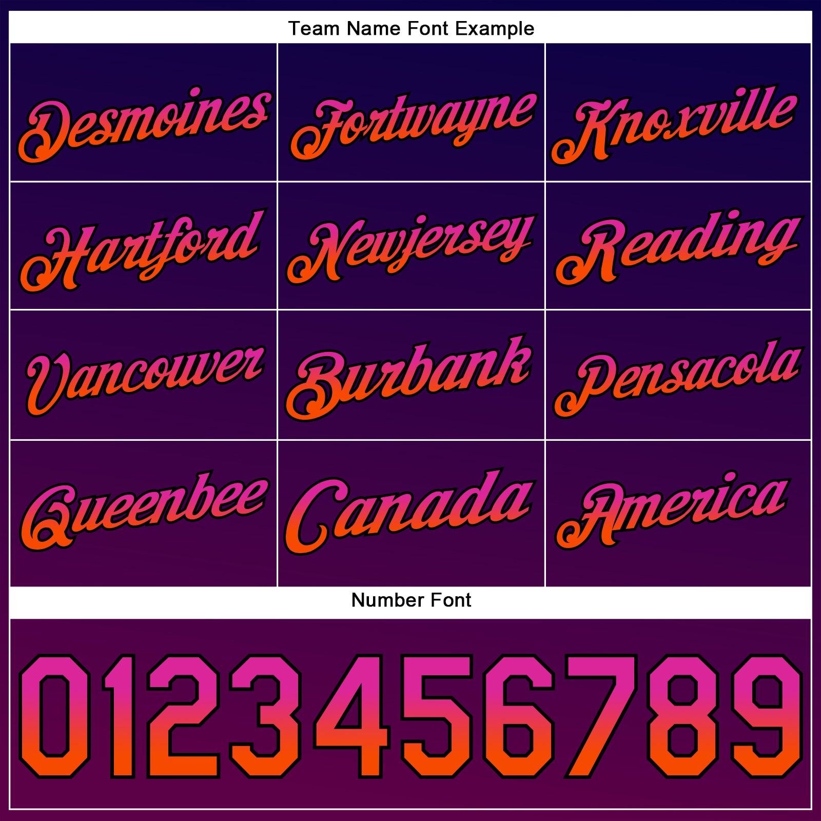 Custom Stitched Purple Deep Pink Orange-Black 3D Halloween Sports Pullover Sweatshirt Hoodie