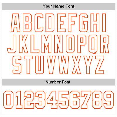 Custom Stitched White Orange 3D Pattern Design Gradient Square Shape Sports Pullover Sweatshirt Hoodie