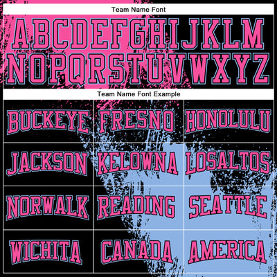 Custom Stitched Black Pink-Light Blue 3D Pattern Design Abstract Brush Stroke Sports Pullover Sweatshirt Hoodie