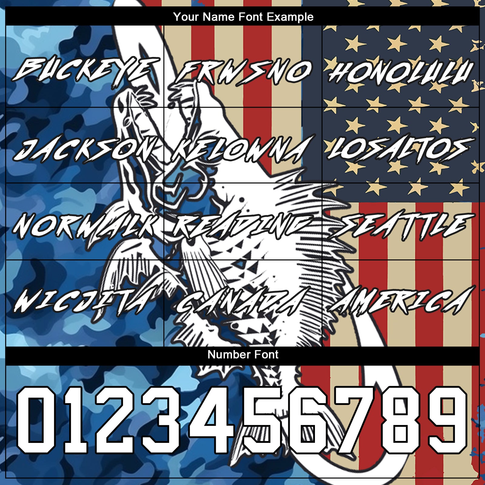 Custom Camo White-Black 3D American Flag And Fish Hook Skull Fishing Sports Pullover Sweatshirt Salute To Service Hoodie