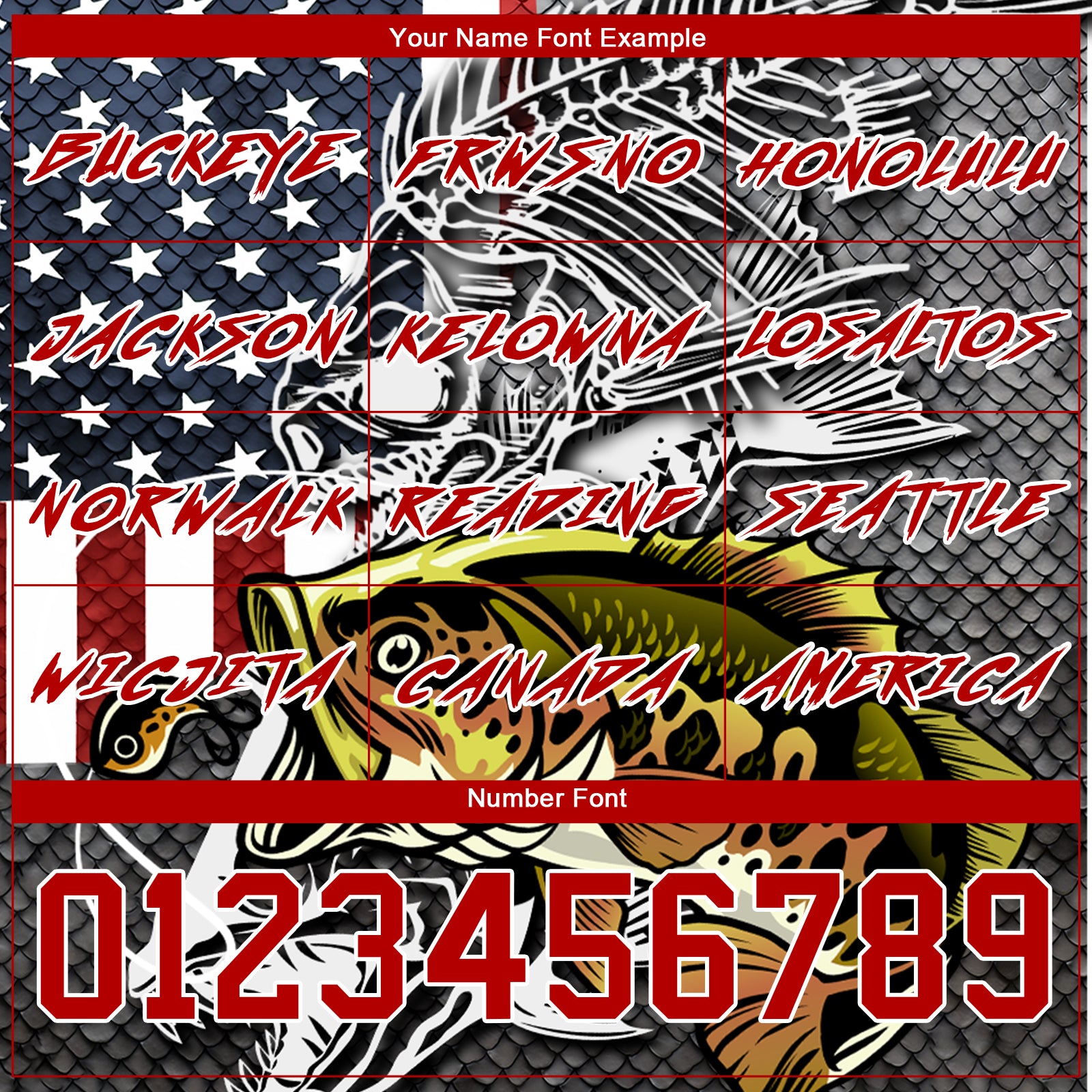 Custom Navy Red-Steel Gray 3D American Flag And Striped Bass Fish Fishing Sports Pullover Sweatshirt Hoodie