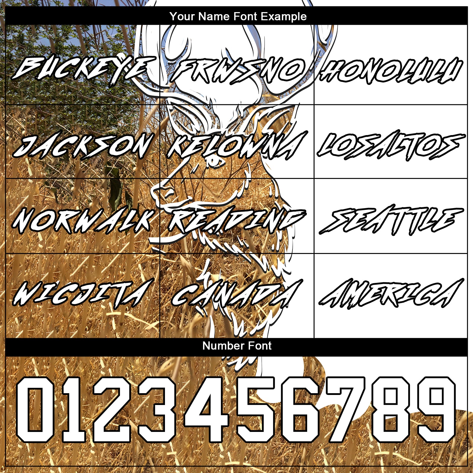 Custom White Black-Old Gold 3D Deer Hunting Sports Pullover Sweatshirt Hoodie