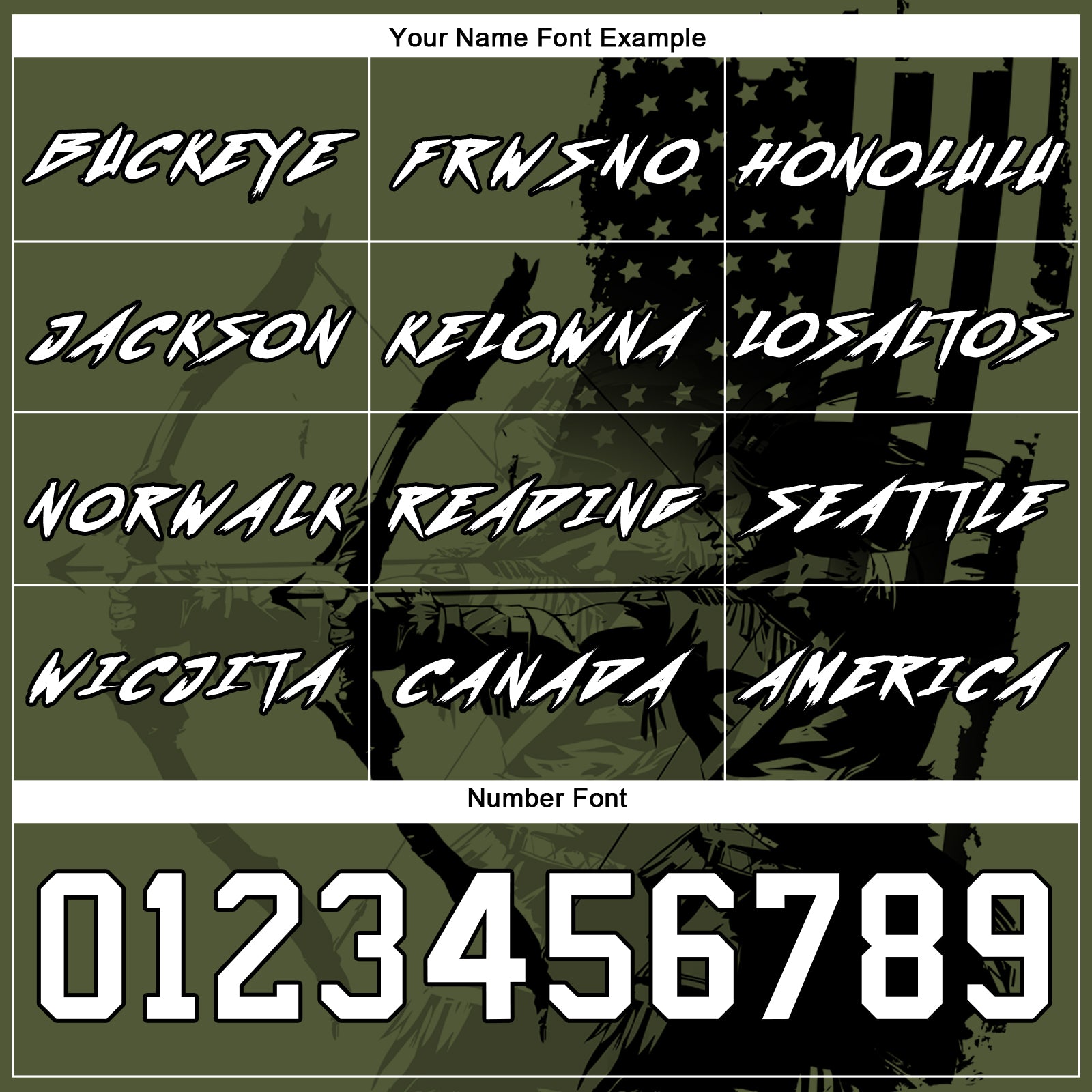 Custom Olive White-Black 3D American Flag And Bow Hunter Hunting Sports Pullover Sweatshirt Hoodie