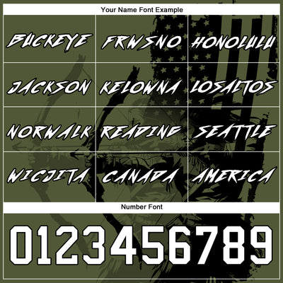 Custom Olive White-Black 3D American Flag And Bow Hunter Hunting Sports Pullover Sweatshirt Hoodie