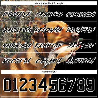 Custom Black White 3D Pheasant Hunting With Dog Sports Pullover Sweatshirt Hoodie