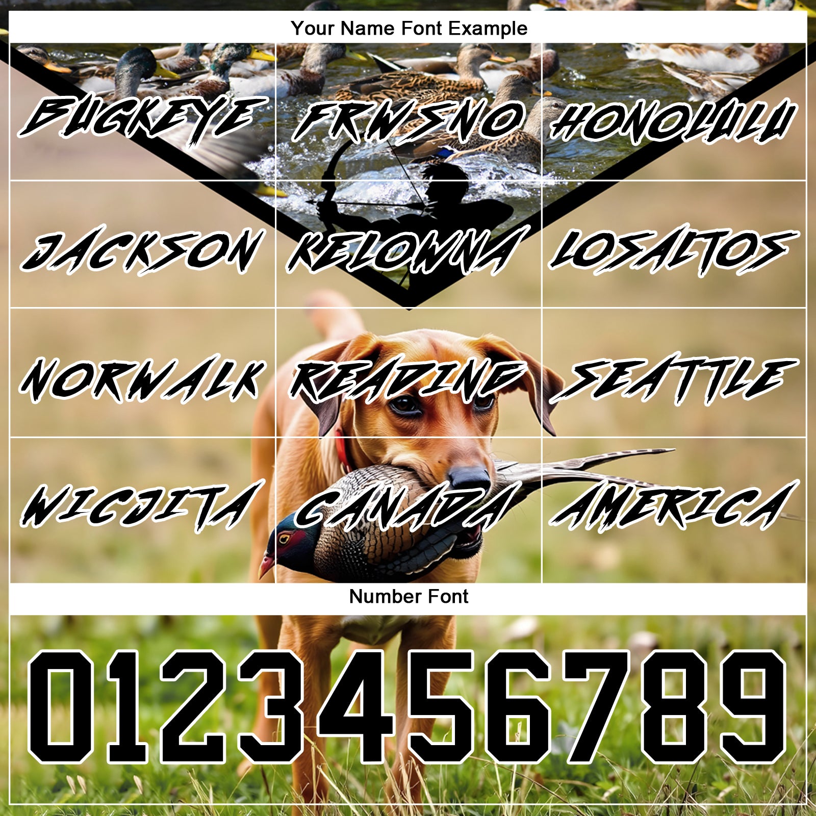 Custom Black White 3D Bow Hunter And Pheasant Hunting With Dog Sports Pullover Sweatshirt Hoodie