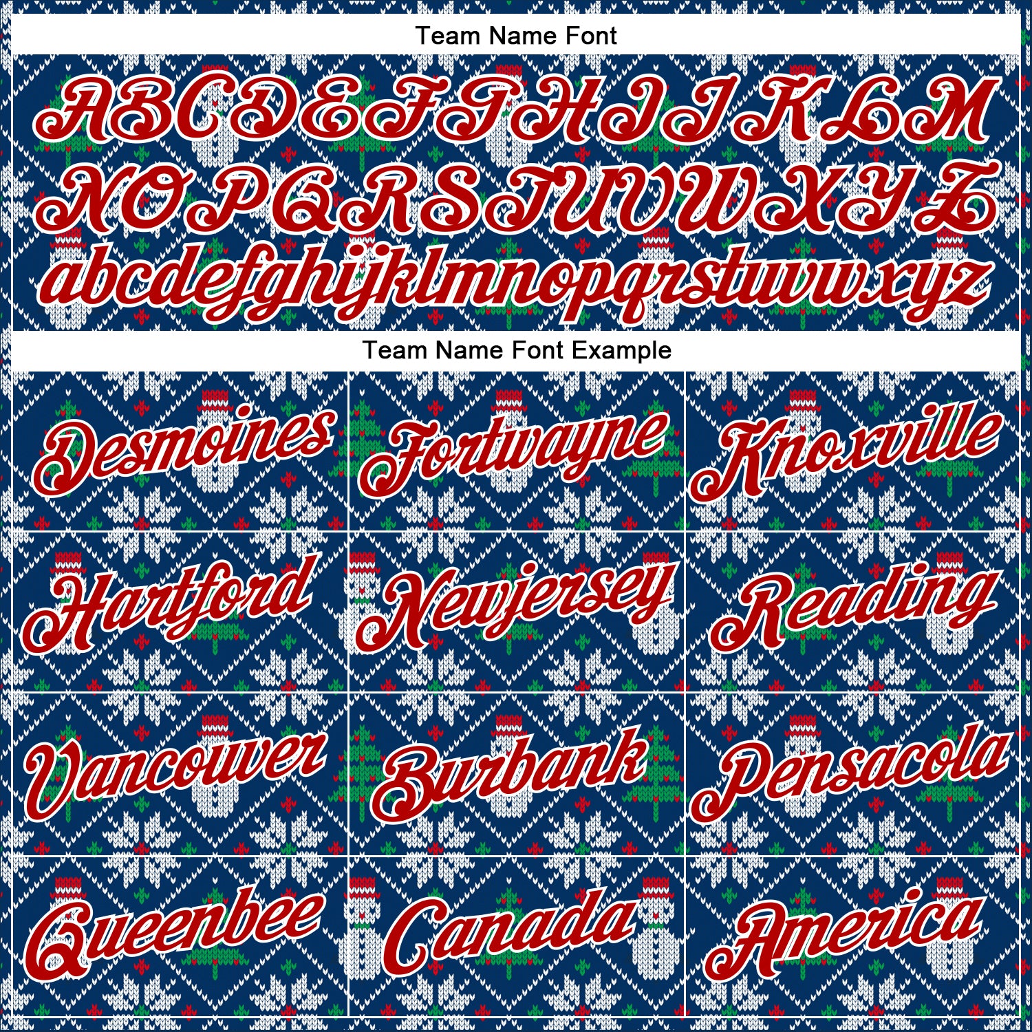 Custom Stitched Royal Red-White 3D Christmas Sports Pullover Sweatshirt Hoodie