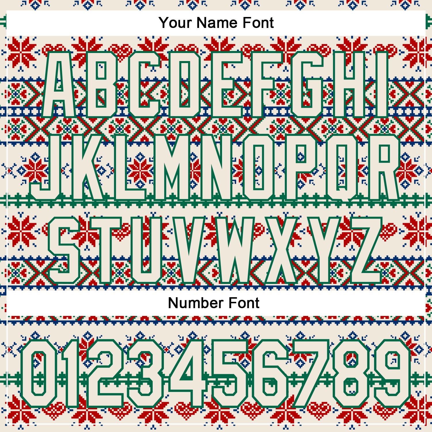 Custom Stitched Cream Red-White 3D Christmas Sports Pullover Sweatshirt Hoodie