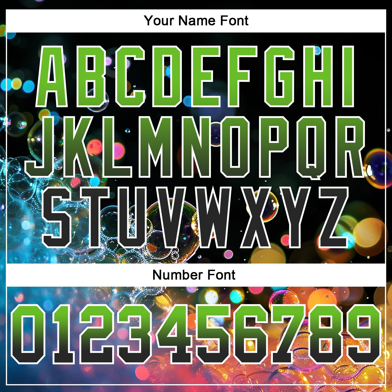 Custom Stitched Black Aurora Green-White Fade 3D Pattern Design Colorful Bubbles Sports Pullover Sweatshirt Hoodie