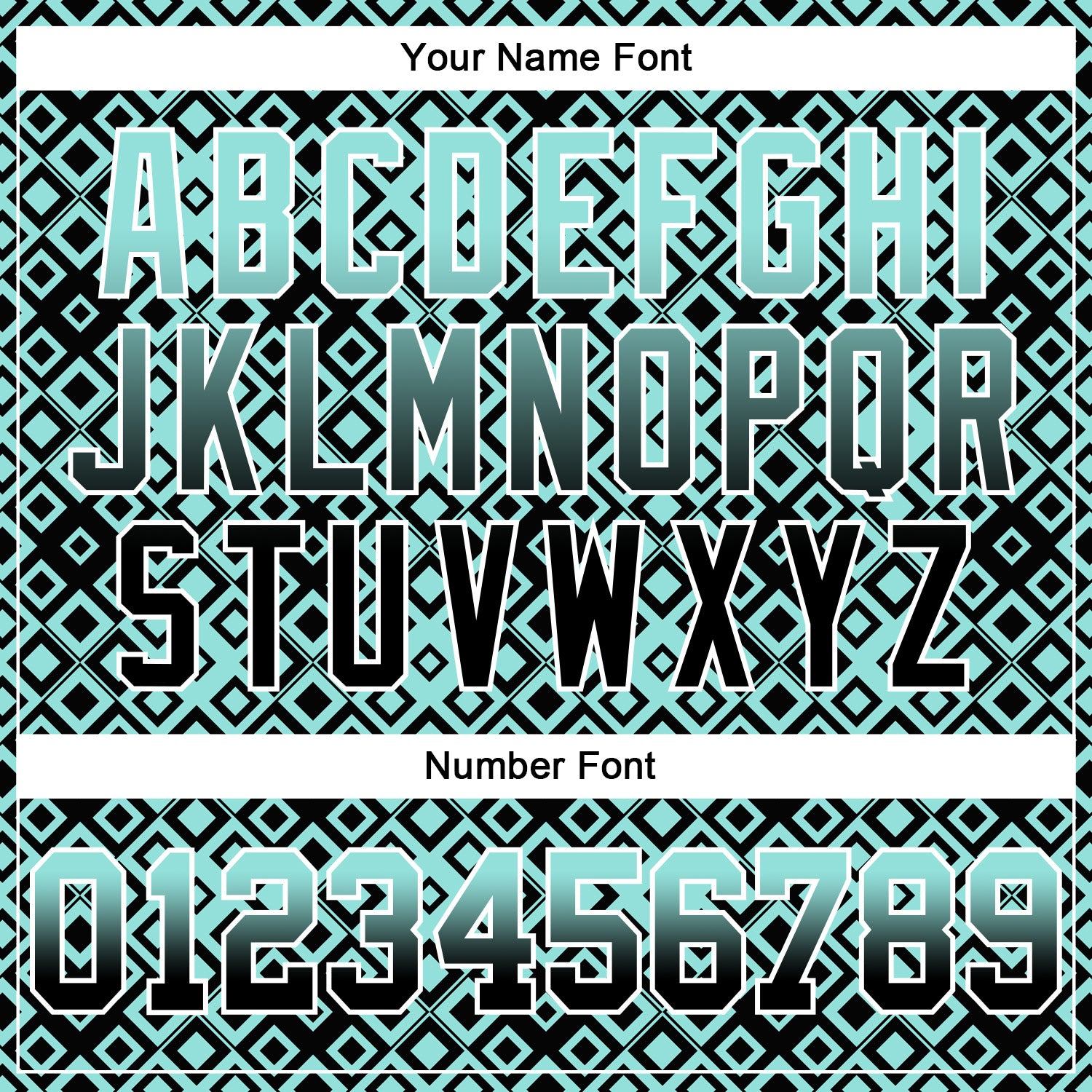 Custom Stitched Ice Blue Black-White 3D Pattern Design Geometric Gradient Square Shapes Sports Pullover Sweatshirt Hoodie