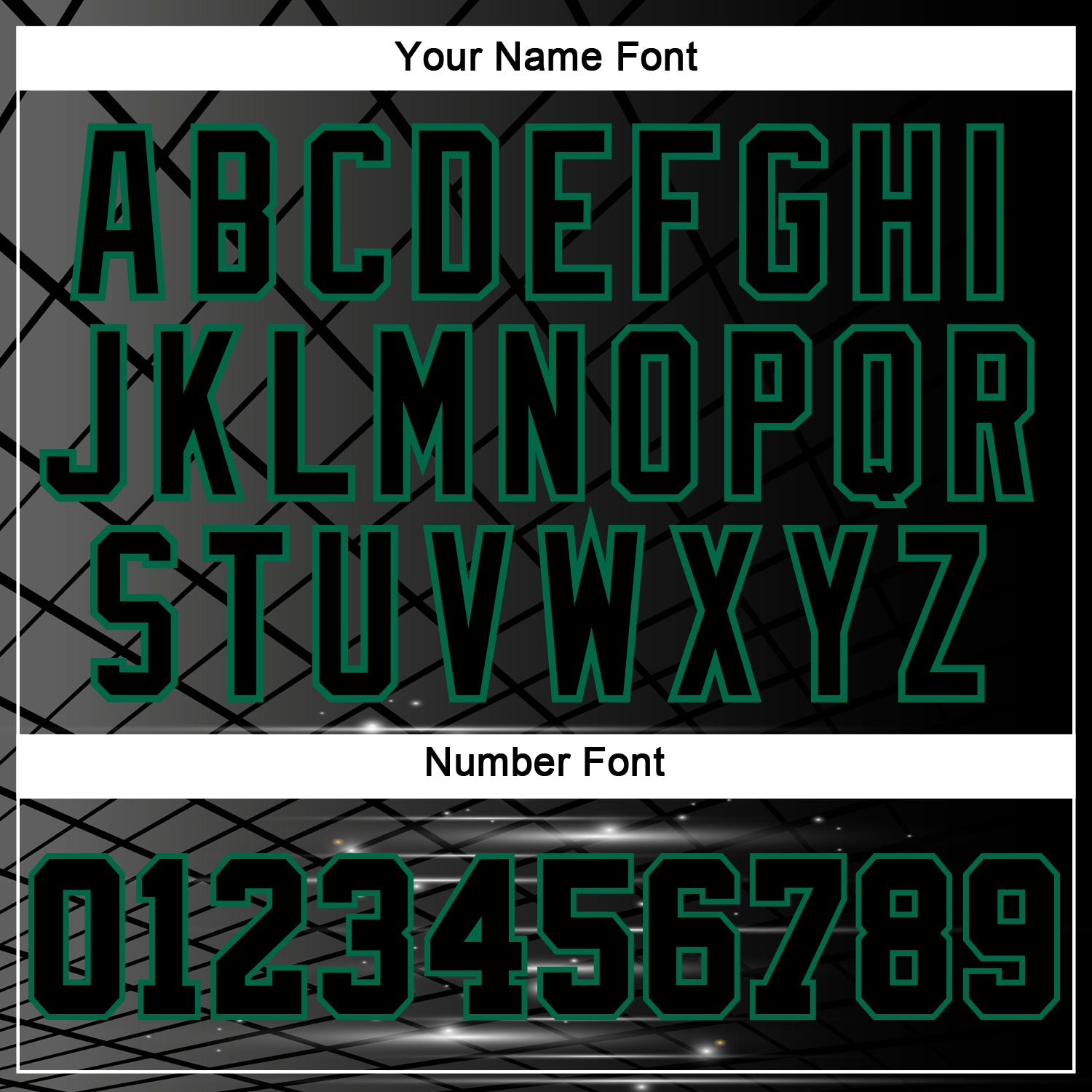 Custom Black Kelly Green 3D Bowling Sports Pullover Sweatshirt Hoodie