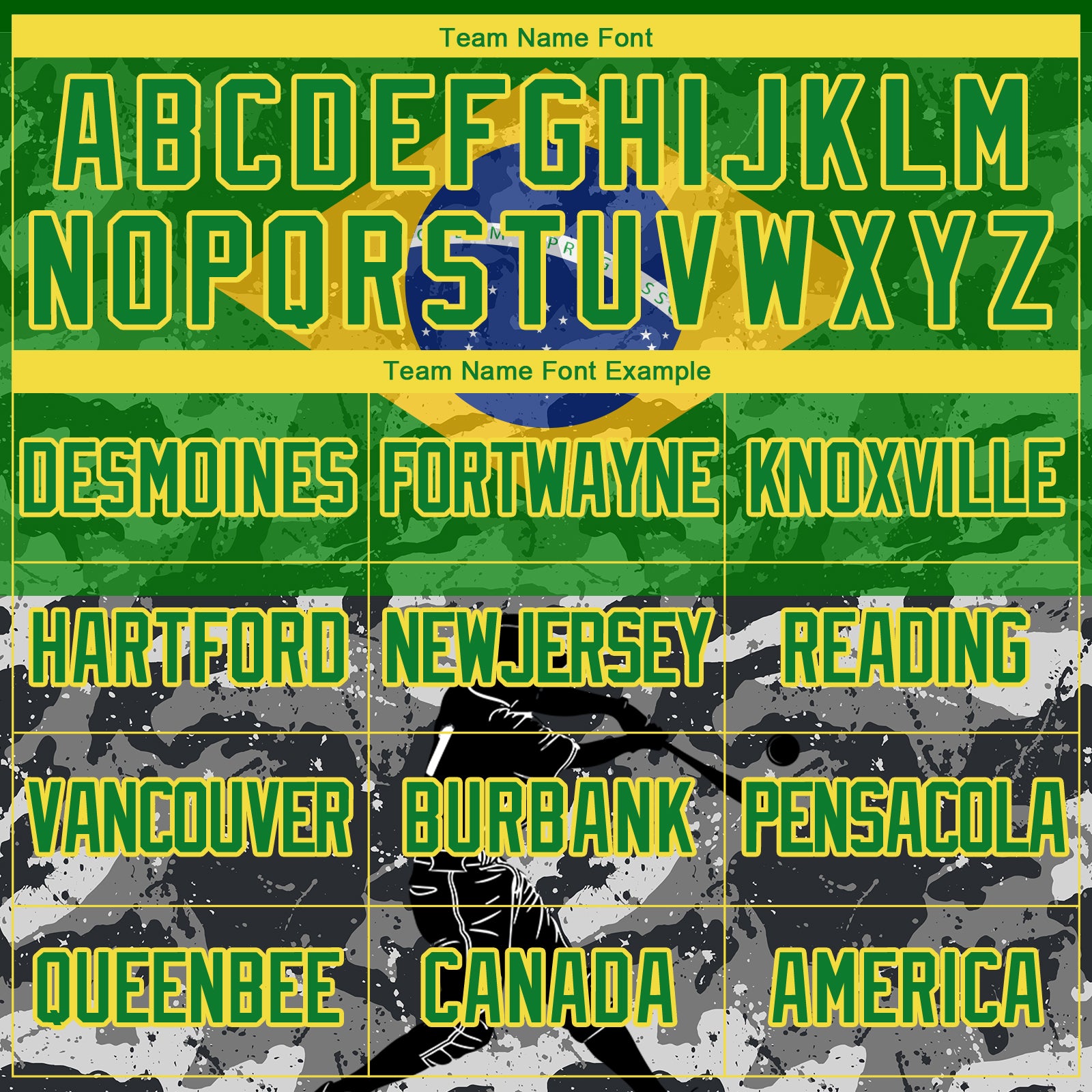 Custom Camo Grass Green-Yellow 3D Brasil Brazilian Flag Sports Pullover Sweatshirt Salute To Service Hoodie