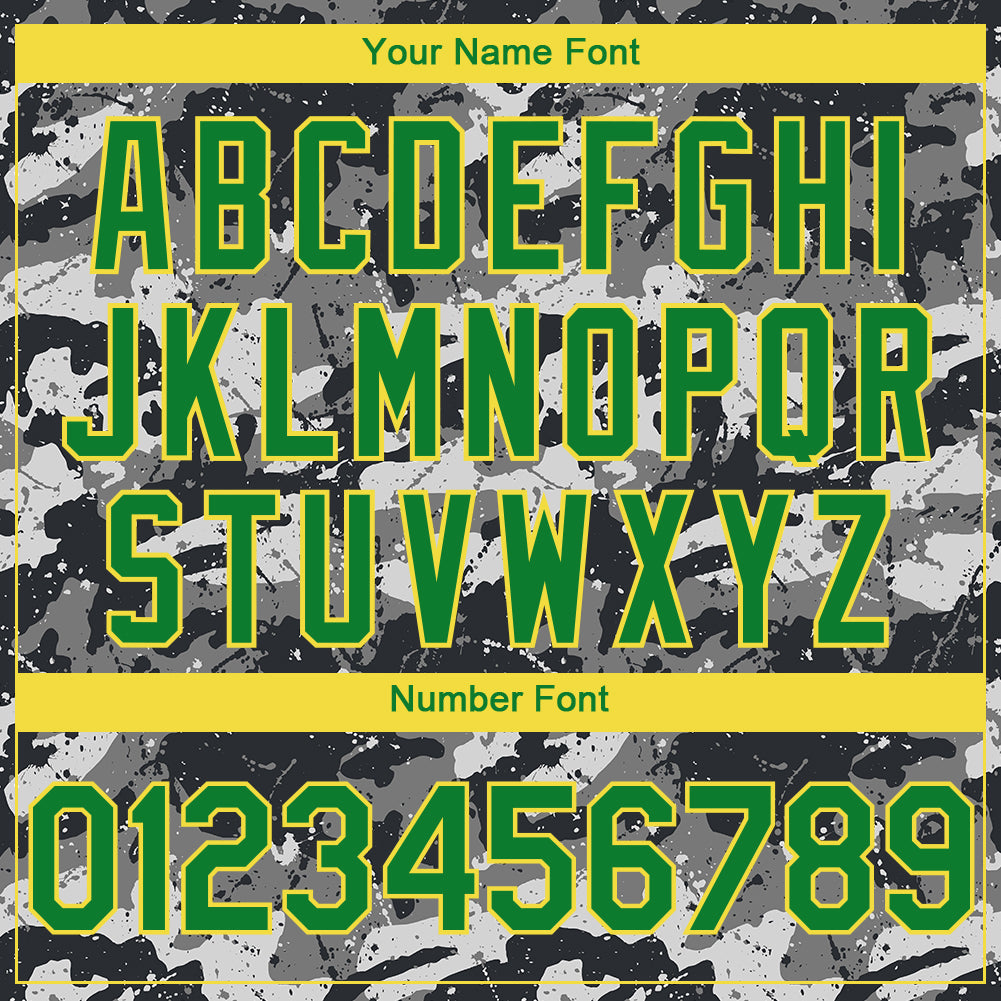 Custom Camo Grass Green-Yellow 3D Brasil Brazilian Flag Sports Pullover Sweatshirt Salute To Service Hoodie