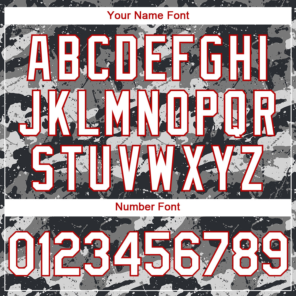 Custom Camo White-Red 3D Chile Chilean Flag Sports Pullover Sweatshirt Salute To Service Hoodie