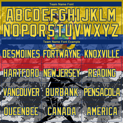 Custom Camo Yellow-Royal 3D Ecuador Ecuadorian Flag Sports Pullover Sweatshirt Salute To Service Hoodie