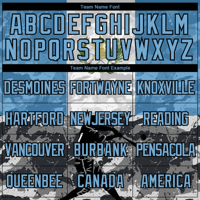 Custom Camo Light Blue-Black 3D Guatemala Guatemalan Flag Sports Pullover Sweatshirt Salute To Service Hoodie