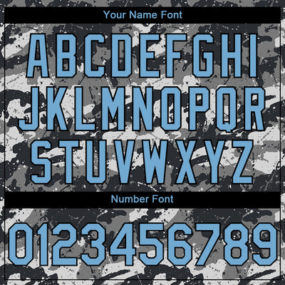 Custom Camo Light Blue-Black 3D Guatemala Guatemalan Flag Sports Pullover Sweatshirt Salute To Service Hoodie